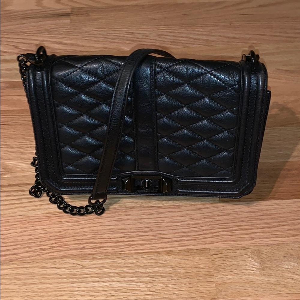 REBECCAMINKOFF Quilted Leather Shoulder Bag